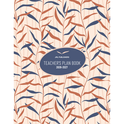 Teacher planner 2026-2027, Weekly plan book 5 periods dated with lunch + record of marks 8 groups + 3 acetates + 10 ruled sheets + 1 pocket