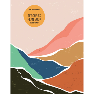 Les éditions JML Teacher Planner 2026-2027 6 Periods Dated (#16-DATED+RM8G+3-acetates+10-ruled-sheets+1-pocket/240)