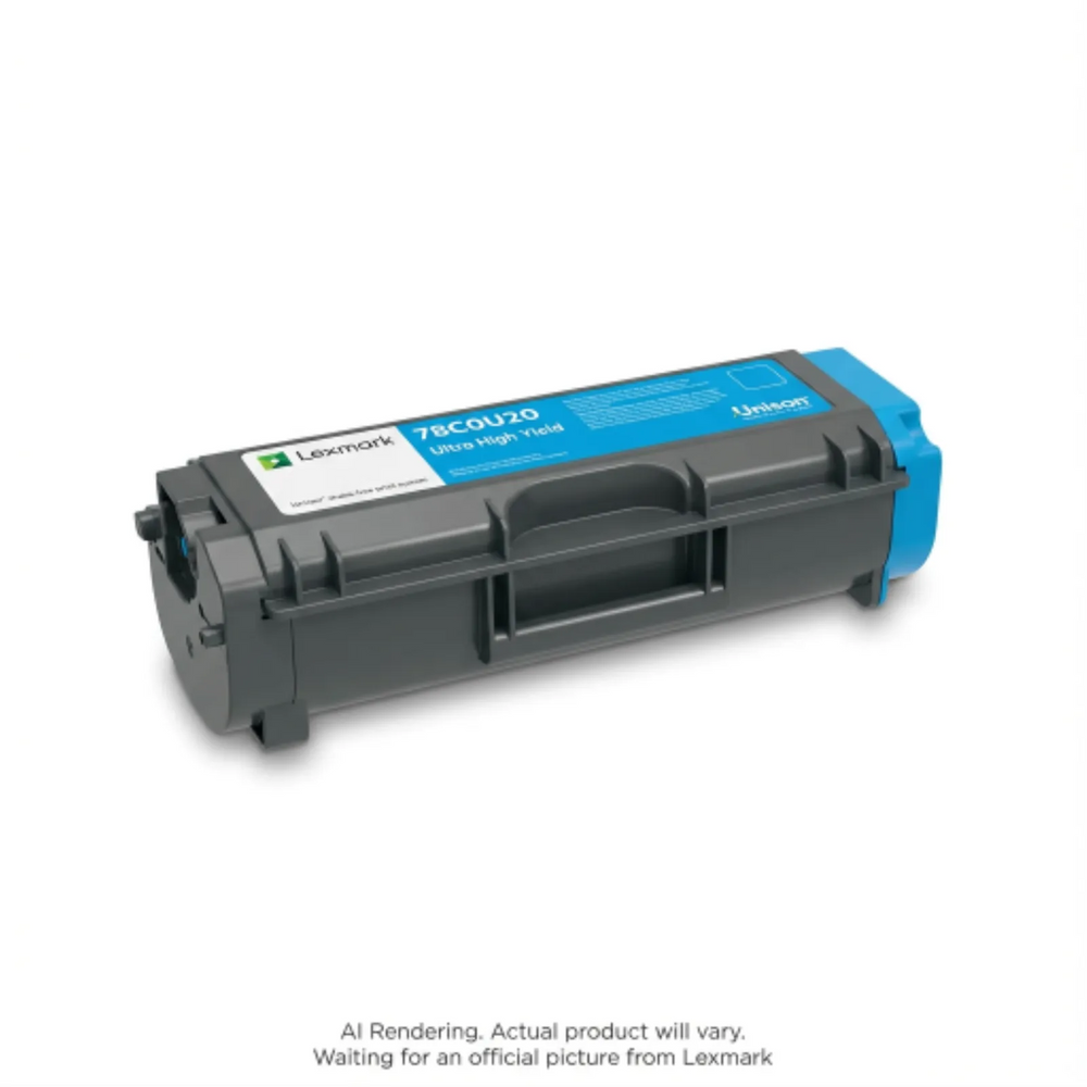 Lexmark 78C0U20 Cyan Ultra HY Toner