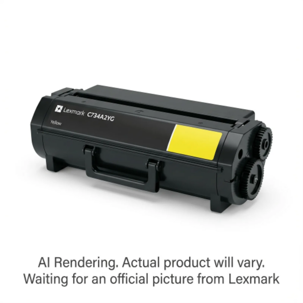 Lexmark C/X734,746,X738 Yellow 6K Toner Cartridge