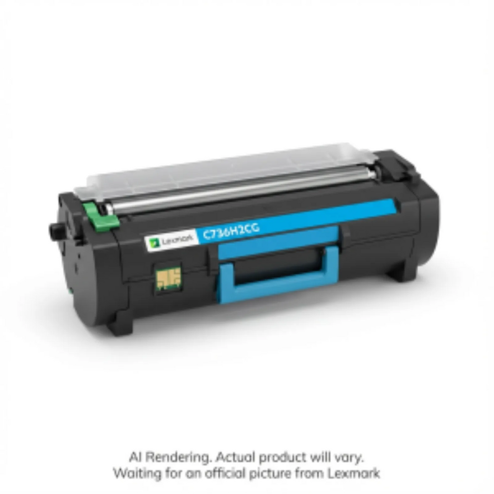 Lexmark C/X736,X738 Cyan 10K Toner Cartridge