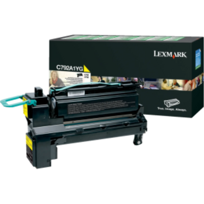 Lexmark Yellow Return Program Print Cartridge (C792A1YG)