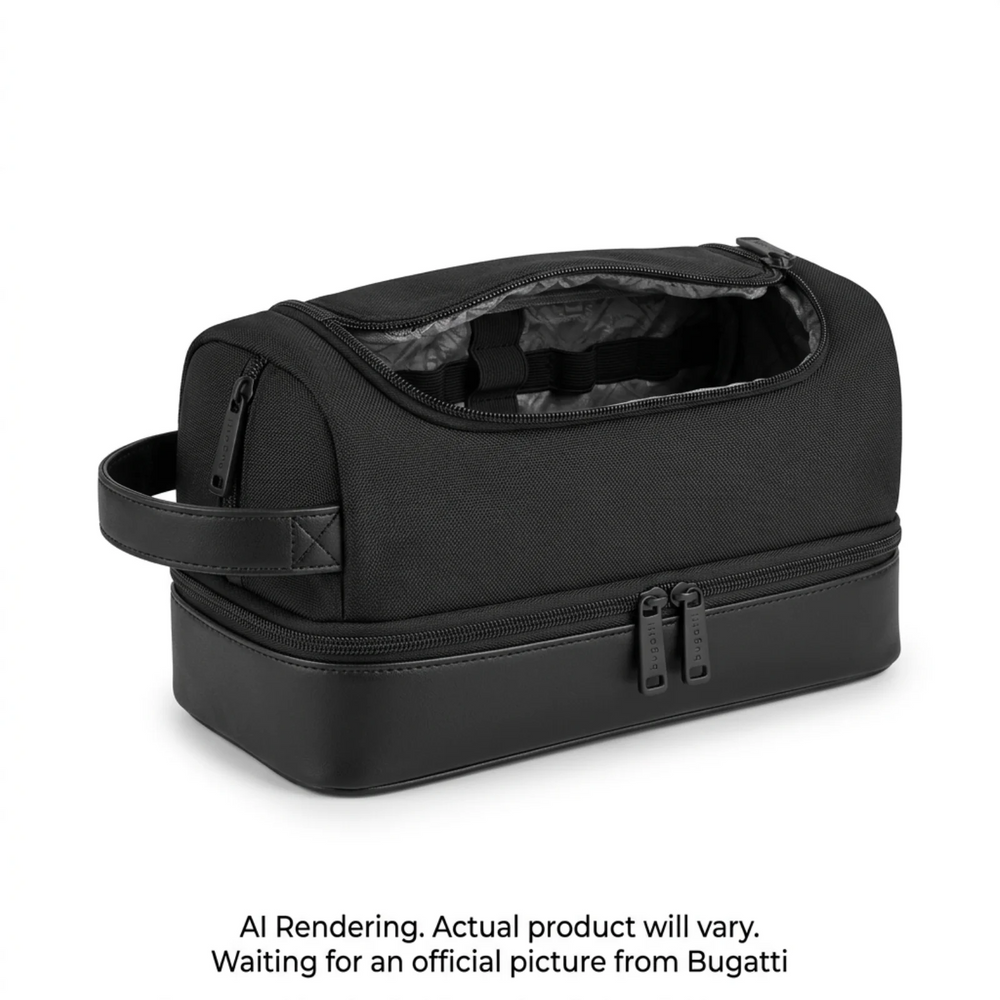 Bugatti- Toiletry Bag- Adrian- Black