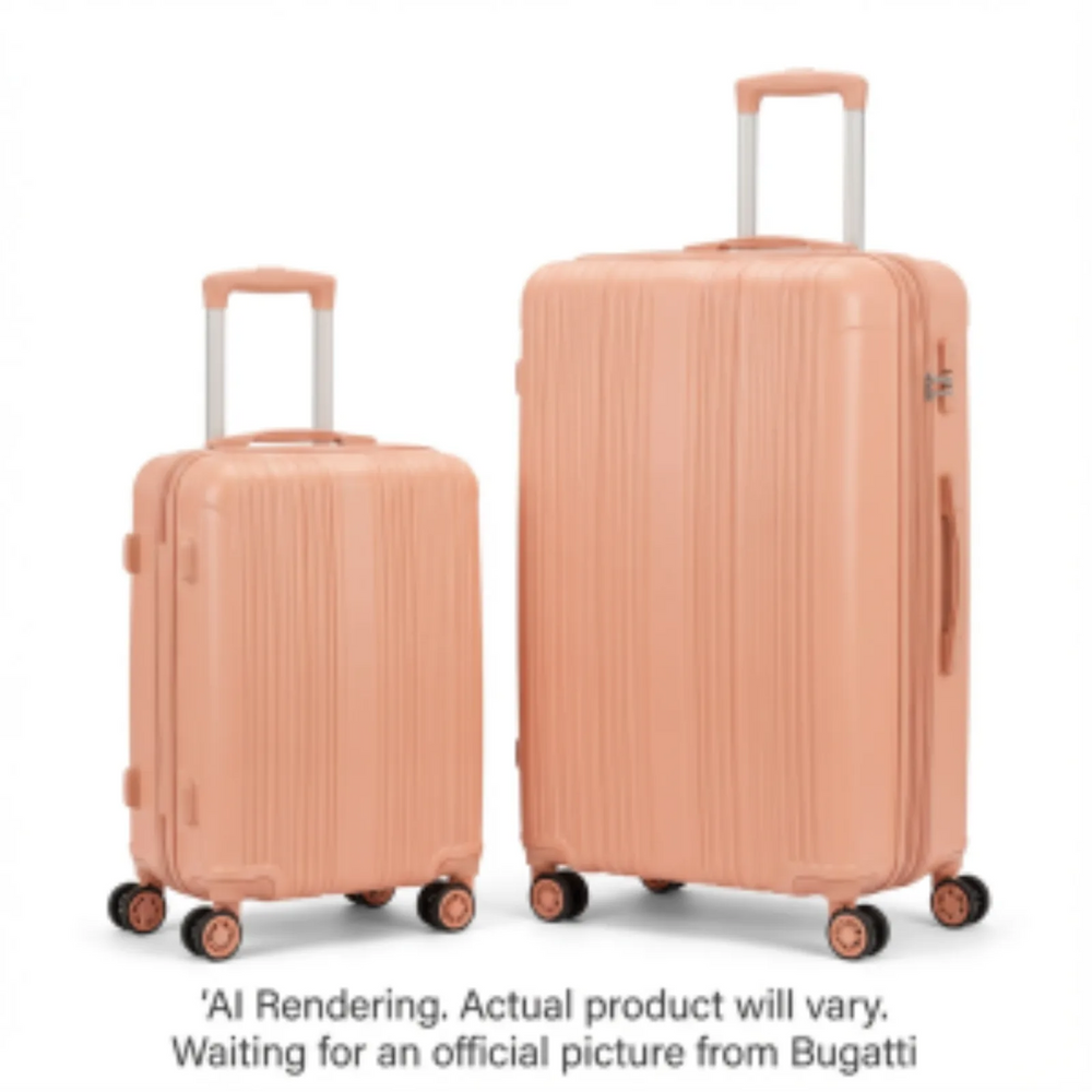 The Classic - Bugatti - 2 Pcs Luggage Set (Carry-On & 28") - Abs