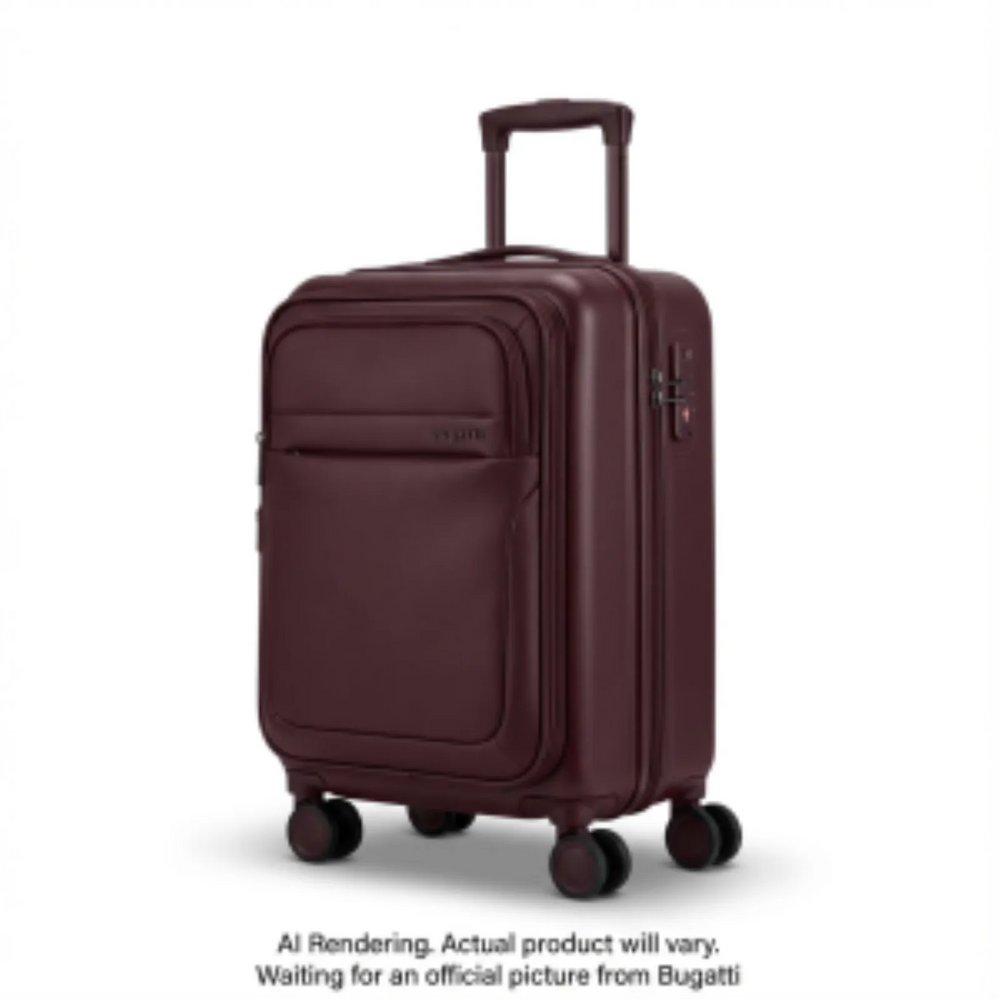 Bugatti Munich Pro Front Pocket Carry-On Luggage - Abs + Pc Blend - Fig