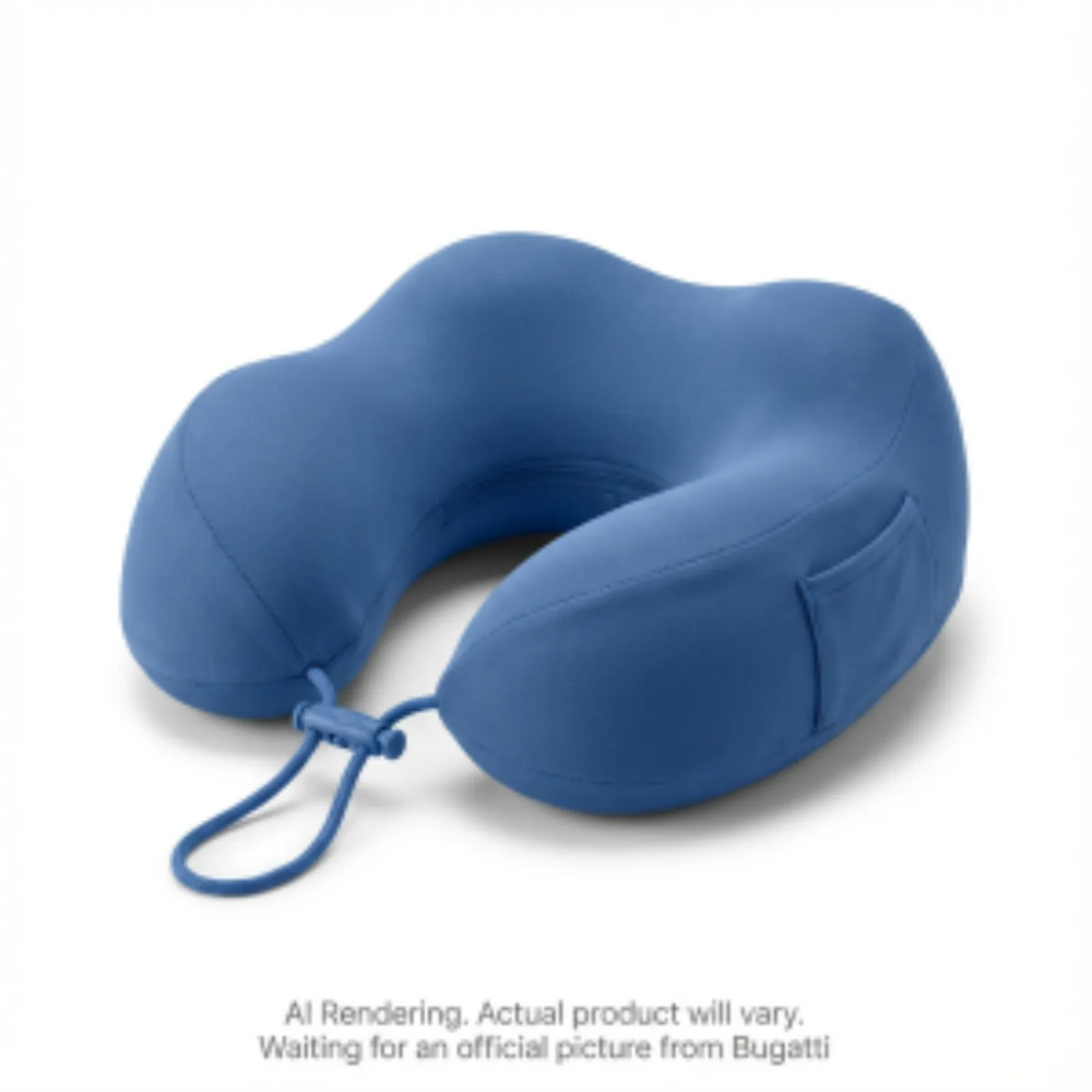 Travel Ergonomic Neck Pillow - Madse Of 280G Polyester + 260G Pu Memory Foam