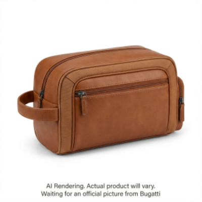 Bugatti Valentino Toiletry Bag Cognac (TAC1408-COGNAC)