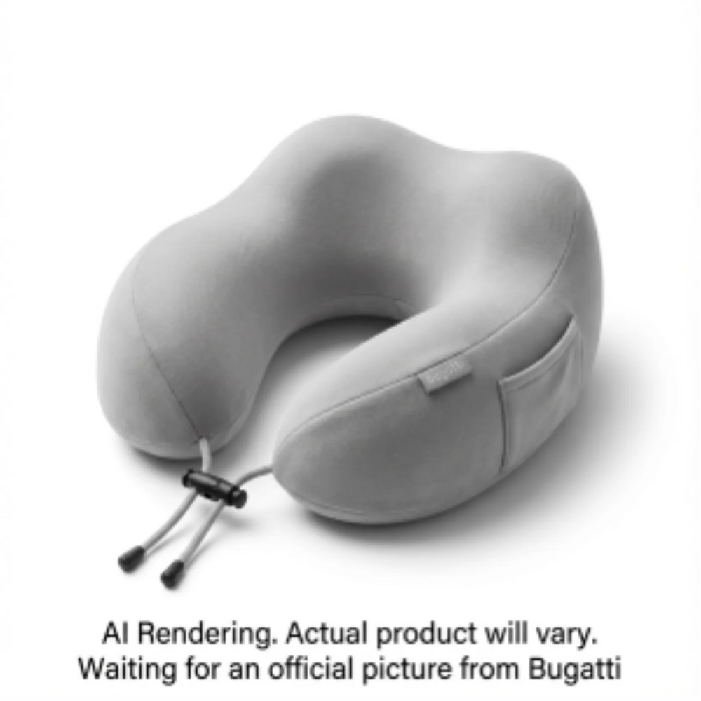 Travel Ergonomic Neck Pillow - Madse Of 280G Polyester + 260G Pu Memory Foam