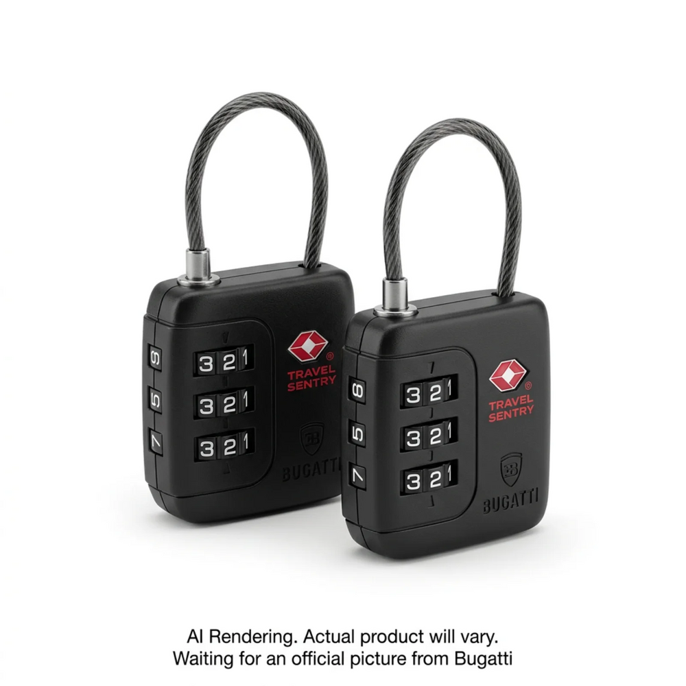 MONACO - Bugatti - 2-Pieces TSA Dial Lock - ABS