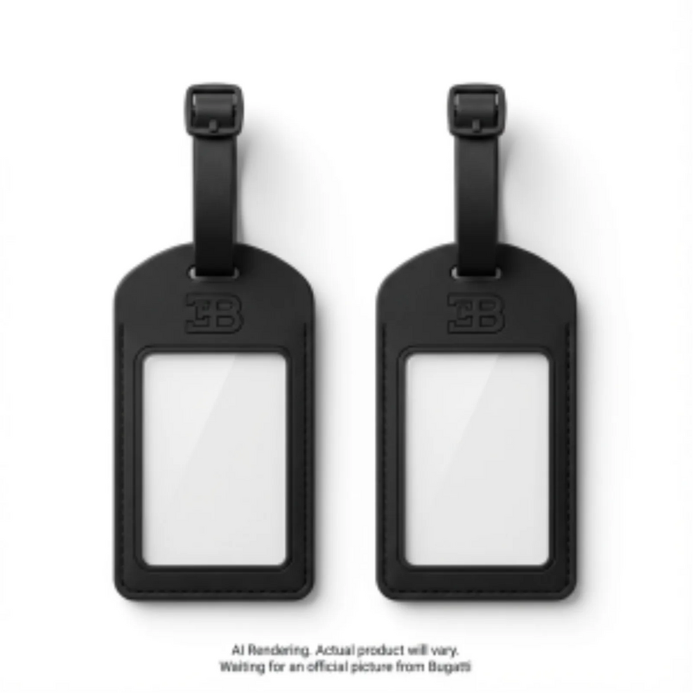 Bugatti - 2-Pieces Rubber Luggage Tag - Rubber
