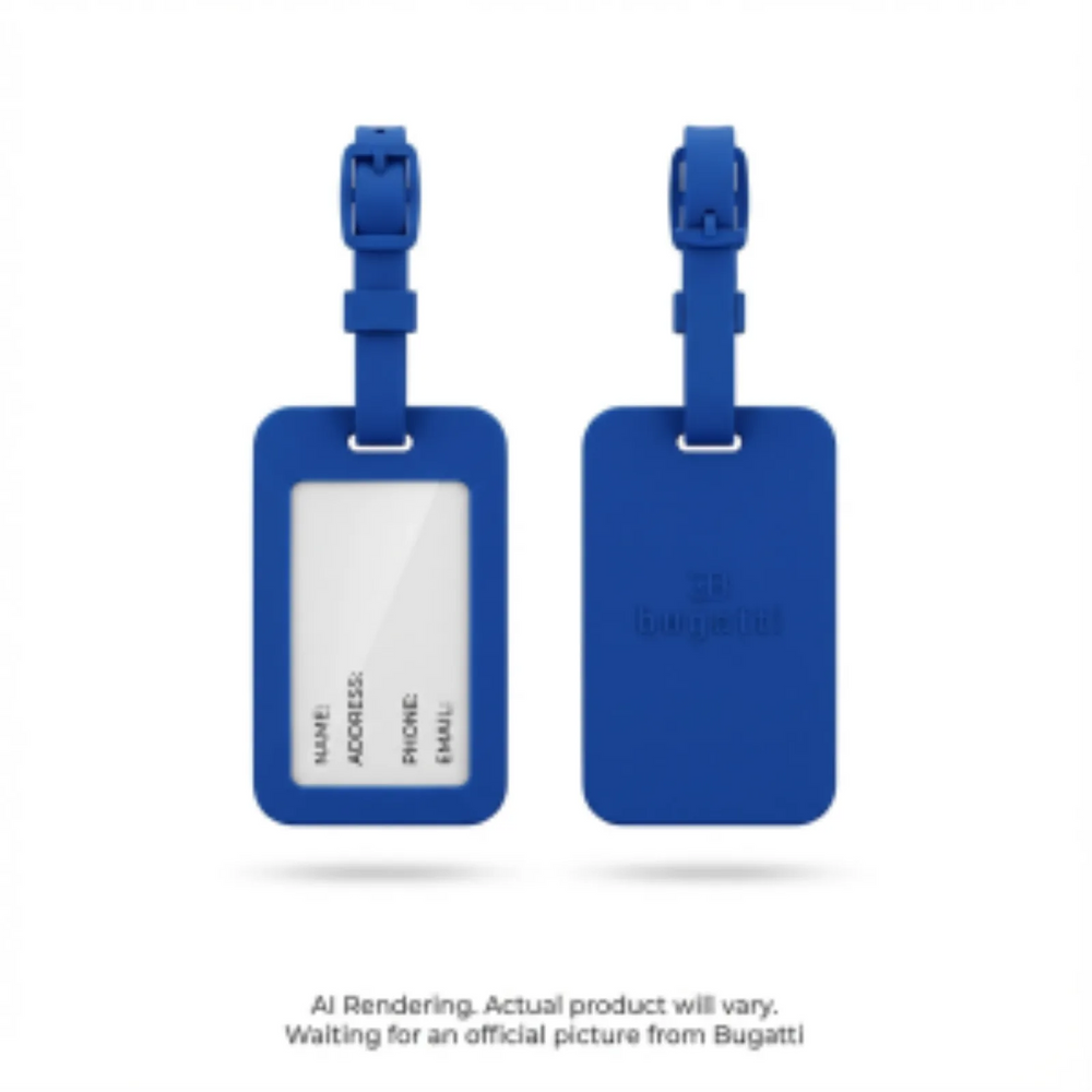 Bugatti - 2-Pieces Rubber Luggage Tag - Rubber