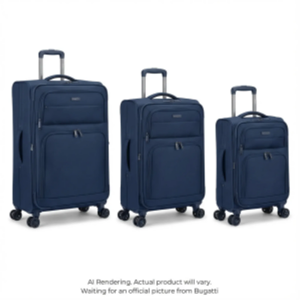 Havana - Bugatti - 3 Pcs Luggage Set - Polyester