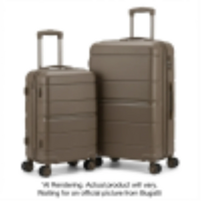 Bugatti Singapore 2 Pcs Luggage Set - ABS (HLG7202BU-SOIL)