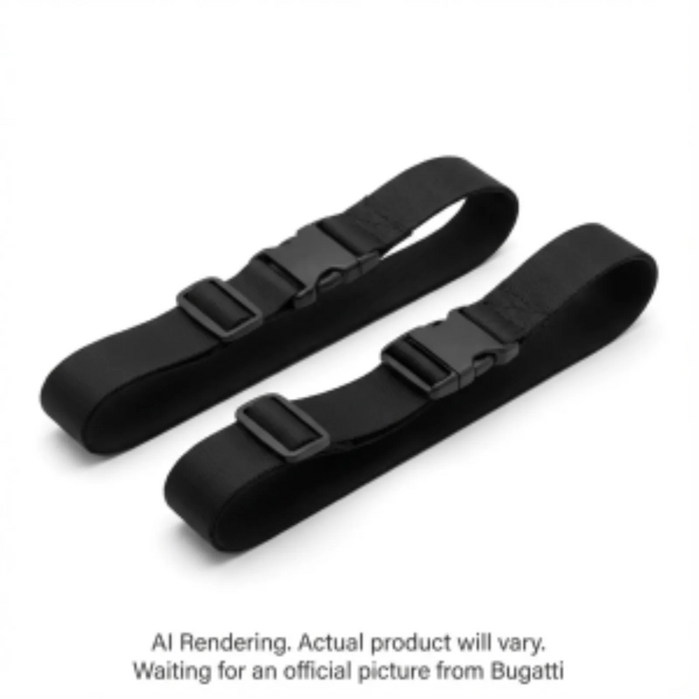 Downtown Essentials 2Pcs Luggage Straps TAC2632BU-BLACK