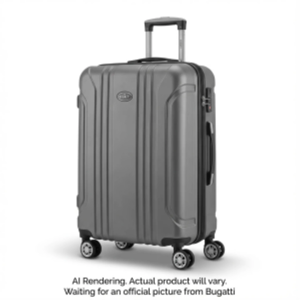 Bugatti Hamburg HLG7328BU Hardside Luggage – 28" Lightweight Polycarbonate Grey