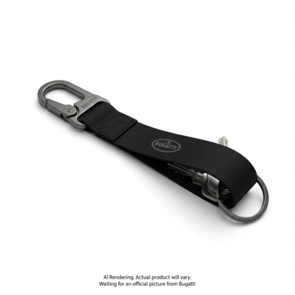 Downtown Essentials Key Chain - Alloy Zinc Aluminium Buckle TAC2633BU-BLACK