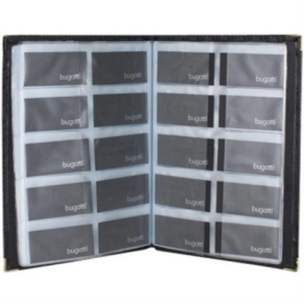 Bugatti Business Card Holder Synthetic Leather