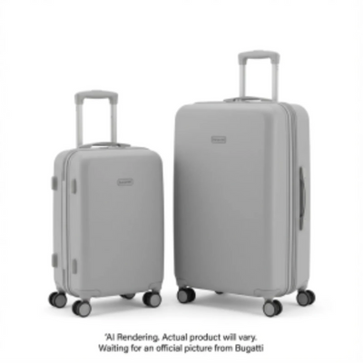 Bugatti The Classic 2 Pc Set Luggage (HLG5802BU-LGREY)