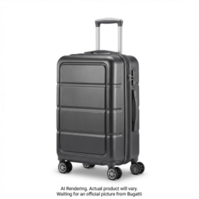 Bugatti Geneva Carry-On Luggage (HLG3820BU-CHARCOAL)