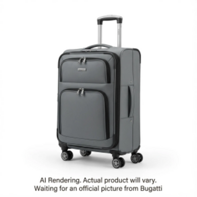 Bugatti Havana Grey Lightweight Carry-on Luggage (SLG1620BU-GREY)