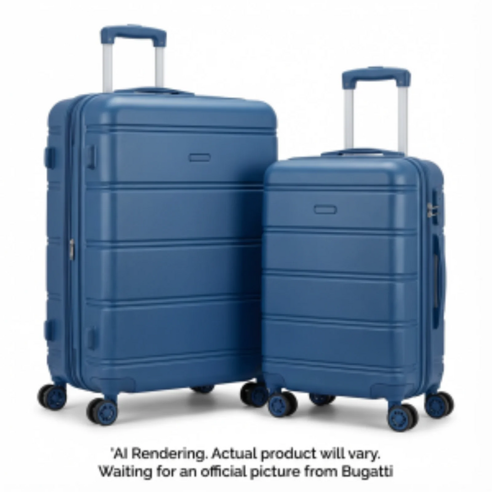 Osaka - Bugatti - 2 Pcs Luggage Set (Carry-On & 28") - Abs