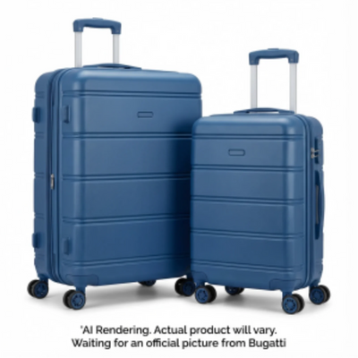 Osaka - Bugatti - 2 Pcs Luggage Set (Carry-On & 28") - Abs