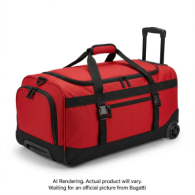 Bugatti K&B Sport Traveller Rolling Duffle Bag - Red (BPK5697-RED)