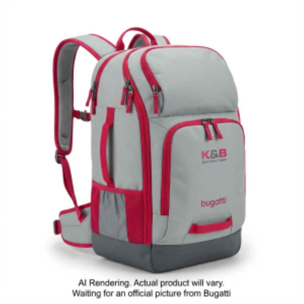 K&B Sport Junior Copper Backpack - Light Grey / Raspberry