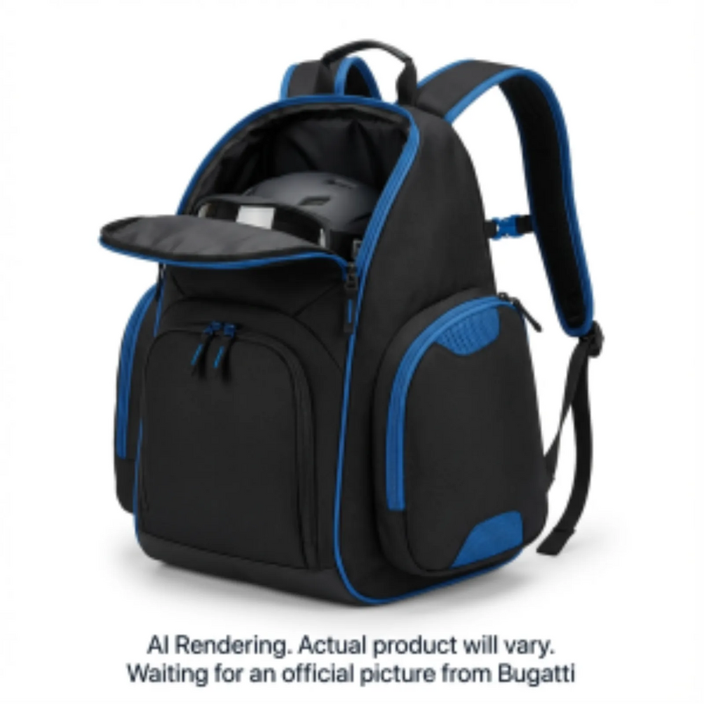 K&B Sport Junior Ski Boot Backpack - Black / Blue