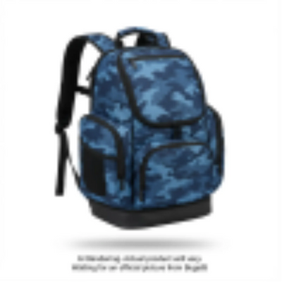 Bugatti K&B Sport Junior Panorama Boot Backpack - Blue Camo (BKP1047KB-BLUECAMO)