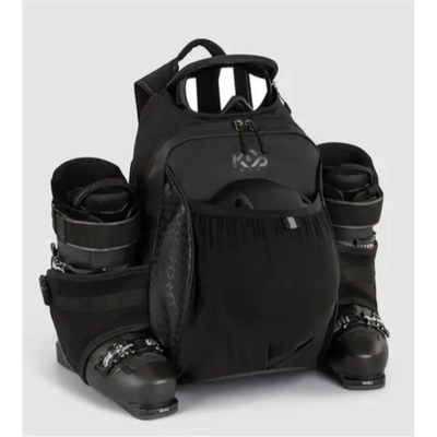 Bugatti K&B Sport Ski Boot Backpack Slick Coated Black (BPK5762-C/BLACK)