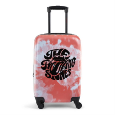 Bugatti The Rolling Stones Tie Dye Carry-On Luggage (HLG8120RS-CORAL)