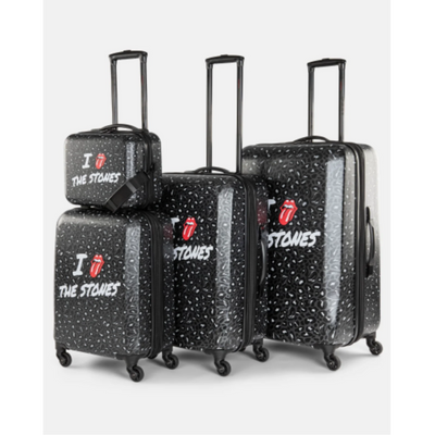 Bugatti The Rolling Stones Paint It Black 3 Pc Set Luggage (HLG7004RS-BIHS)