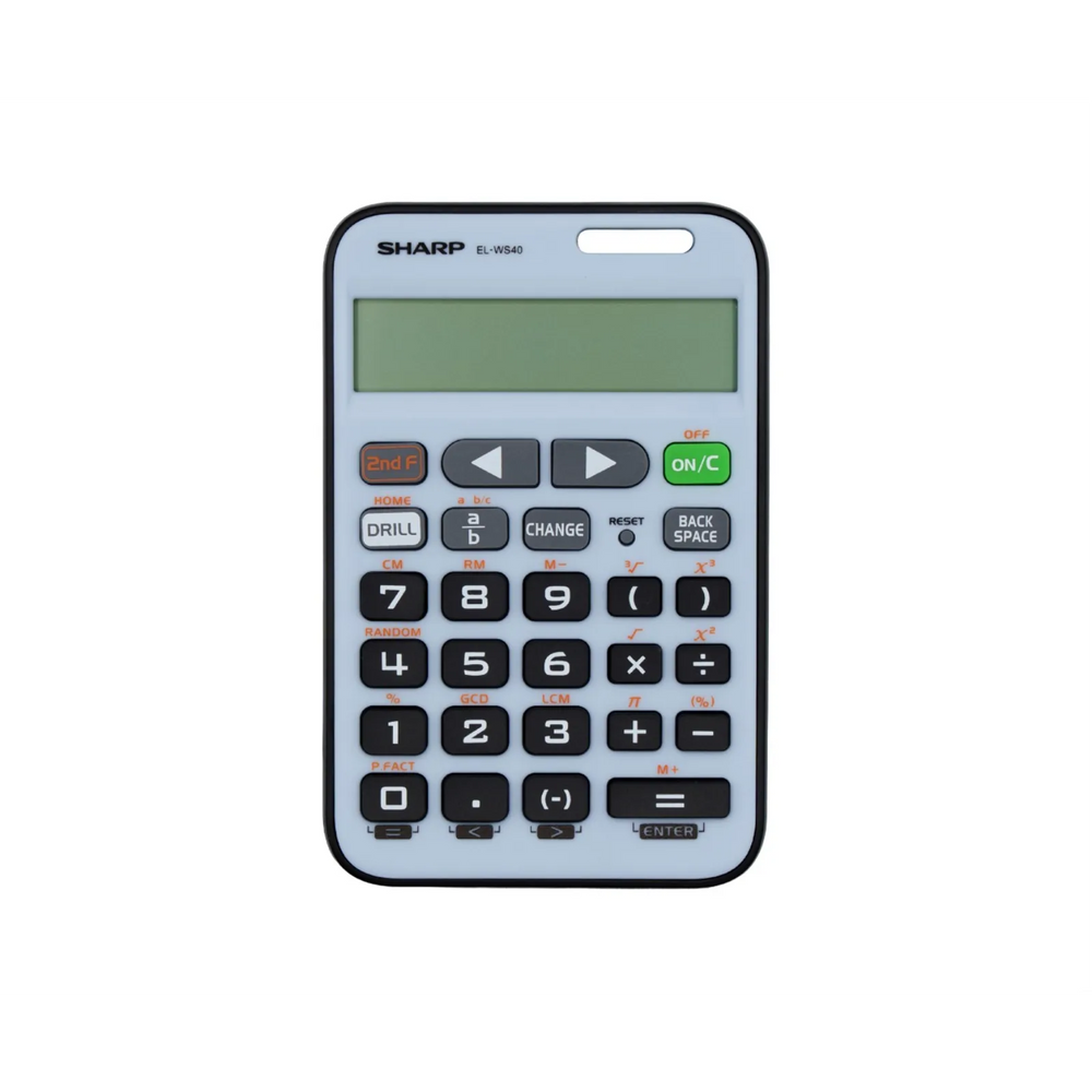 Sharp ELWS40BL Scientific Calculator - Blue