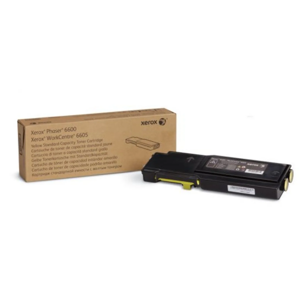 106R02243 Phaser 6600/WorkCentre 6605, Std Capacity Yellow Toner Cartridge