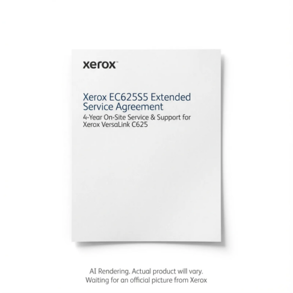 Xerox 4 Additional Yr Svc; Extended On-Site Service