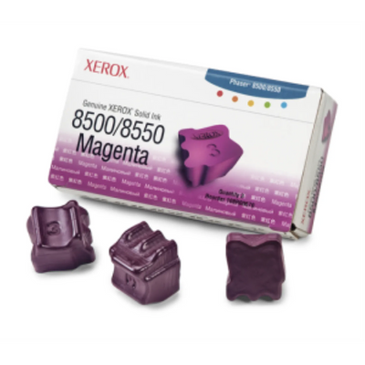 Xerox Genuine Solid Ink Magenta for 8500/8550 (3 Sticks) (108R00670)
