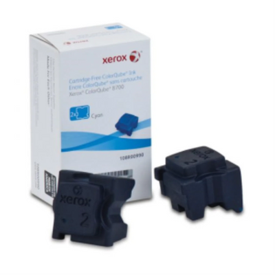 Xerox Cyan Solid Ink Pack for ColorQube 8700 (2 Sticks) (108R00990)