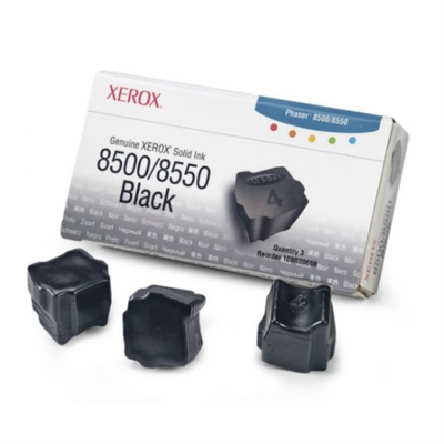 Xerox Genuine Solid Ink Black for 8500/8550 (3 Sticks) (108R00668)