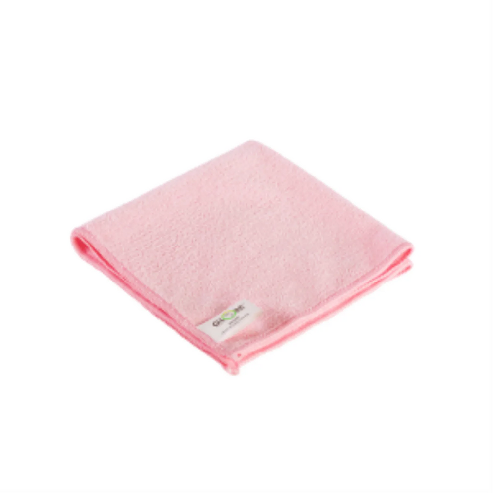 16"x16" Microfiber Cloth 240GSM Pink (Pack of 10)