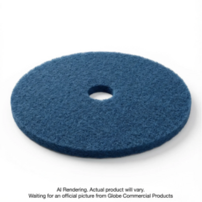 Globe Blue Velvet Ultra High Speed Burnishing Pad 24" (288V-24)