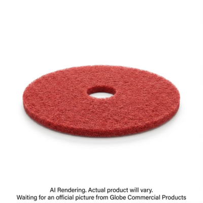 Globe 19" Red Buffing Floor Pad (220R-19)