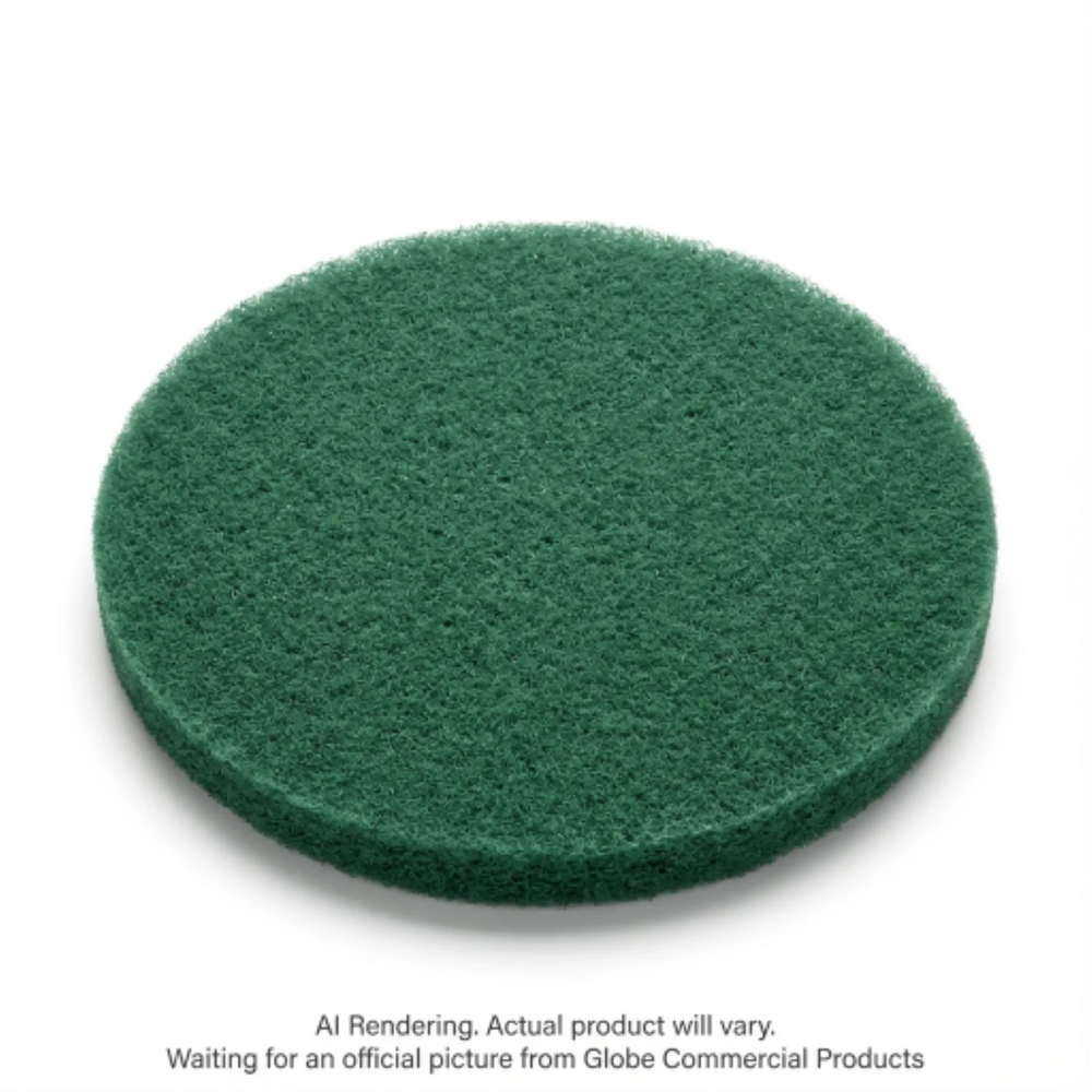 11"  Green Scrubbing Floor Pad