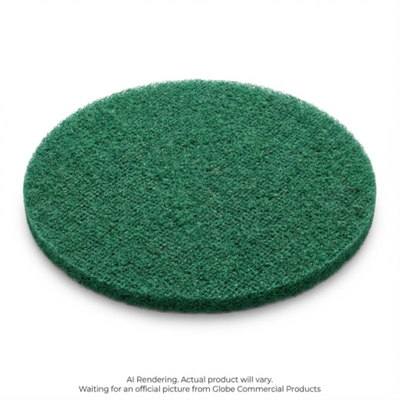 Globe 17" Emerald Hy-Pro Floor Pad (225M-17)