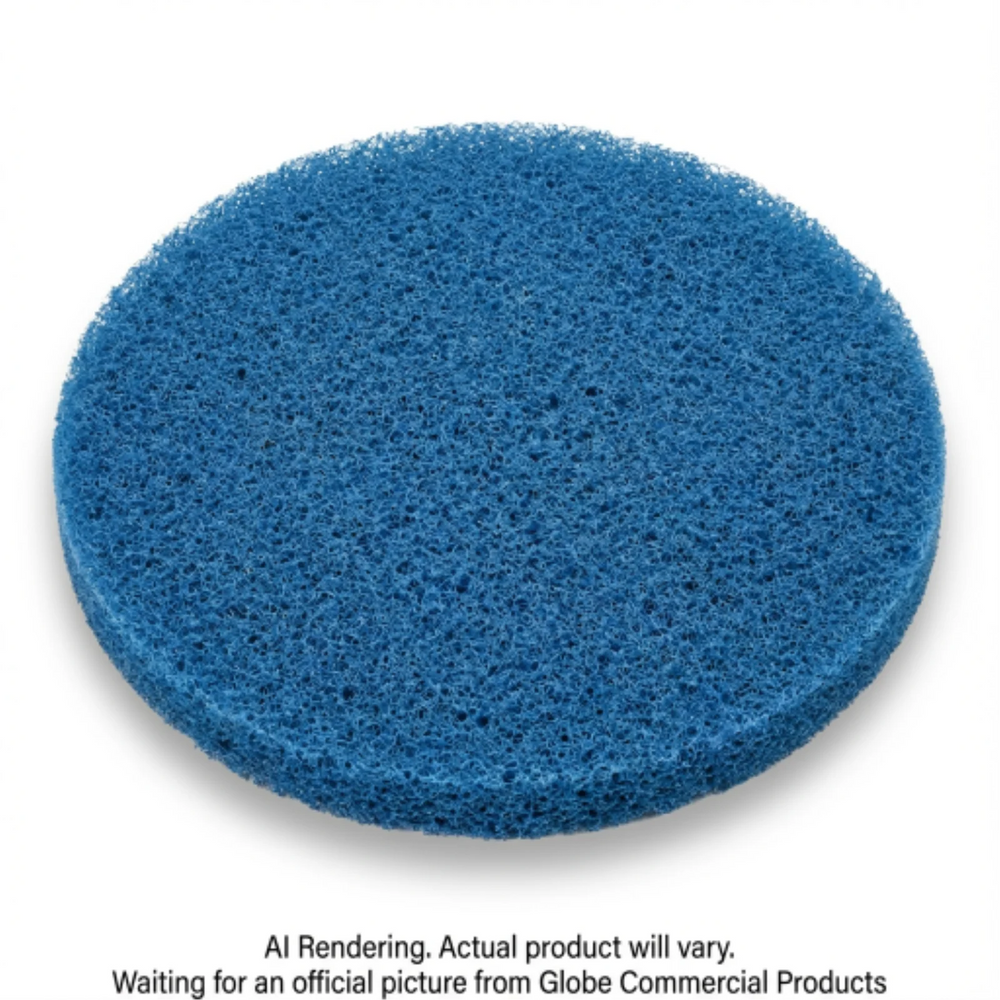 14"  Blue Cleaner Floor Pad