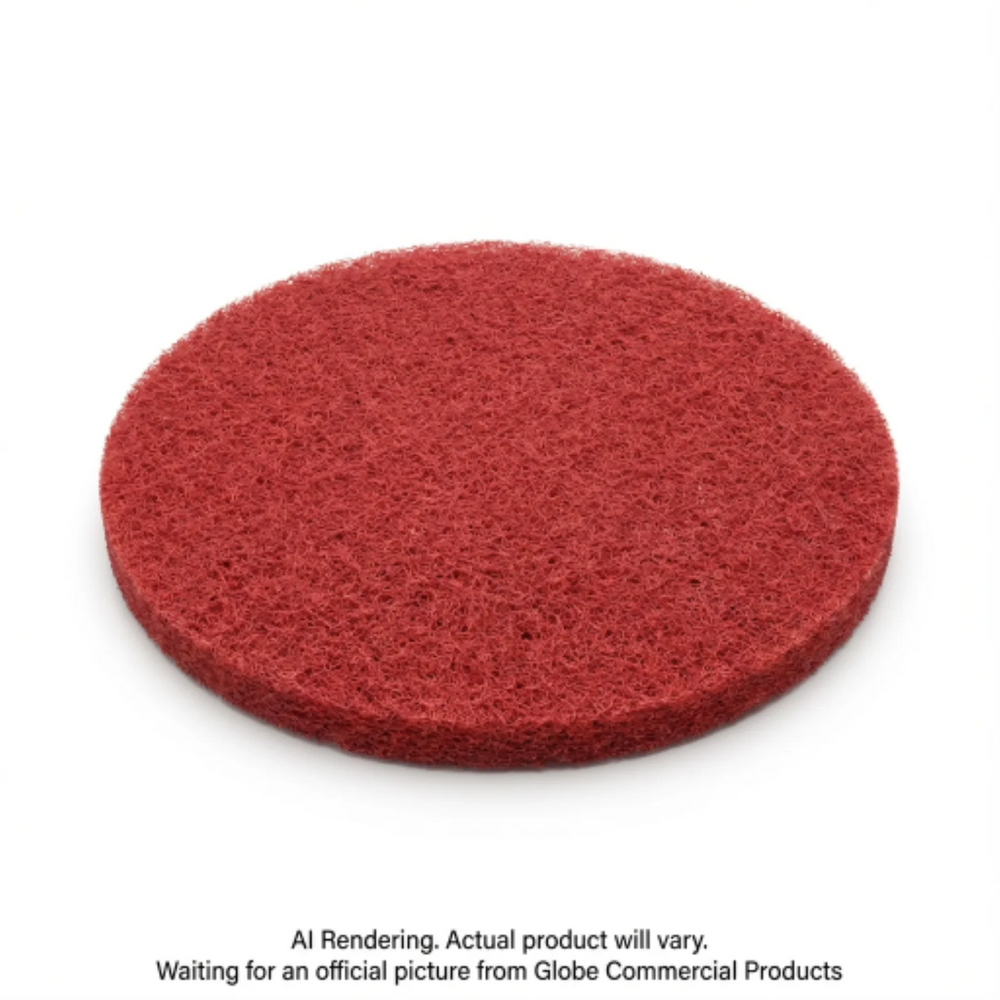 20"  Red Buffing Floor Pad