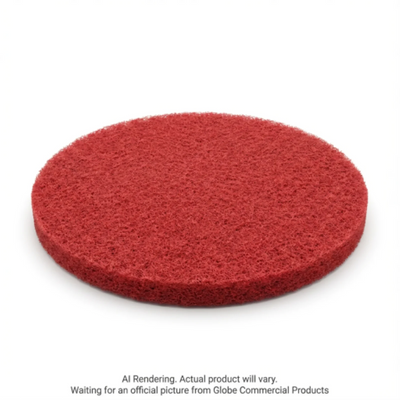 Globe 11" Red Buffing Floor Pad (220R-11)