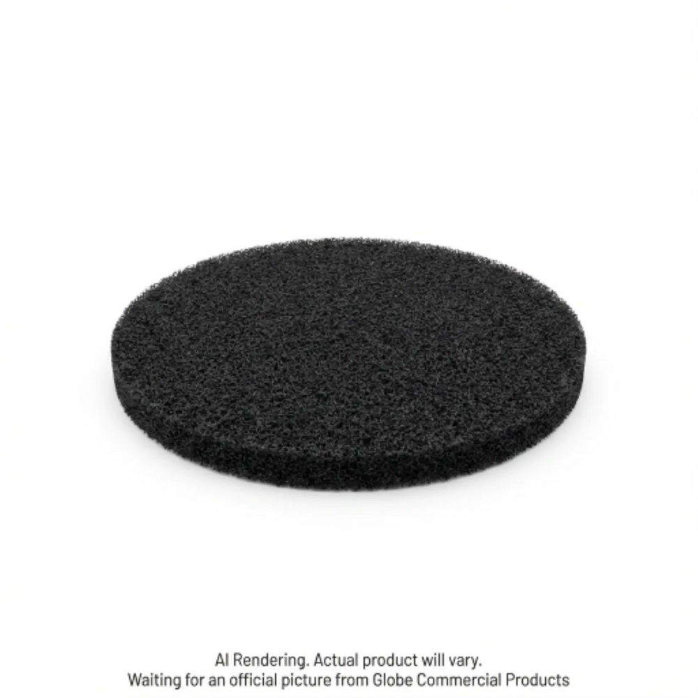 14"  Black Stripping Floor Pad