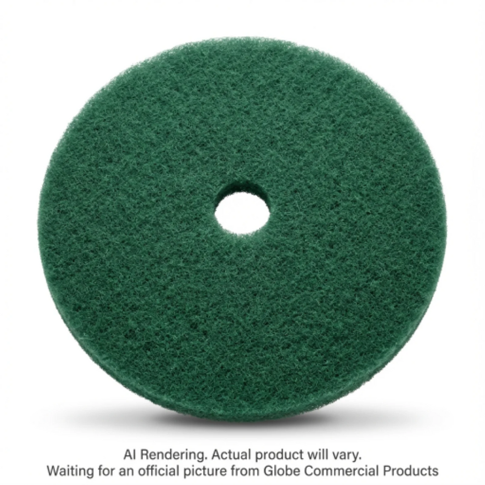 17"  Green Scrubbing Floor Pad
