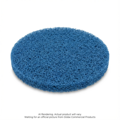 Globe 11" Blue Cleaner Floor Pad (240B-11)